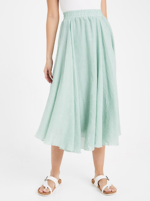 A line midi skirt 9mm sales