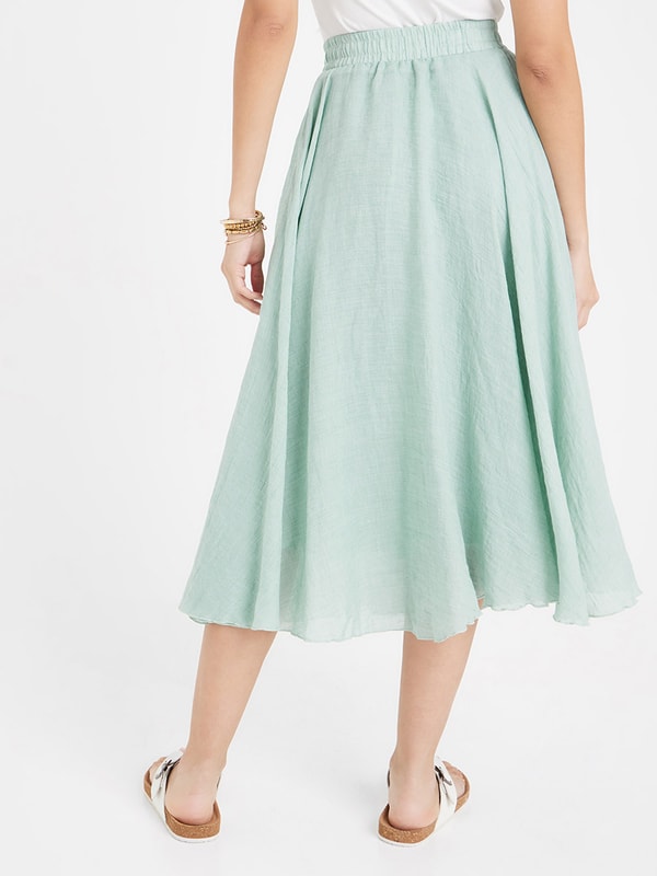 A line hot sale midi skirt 9mm