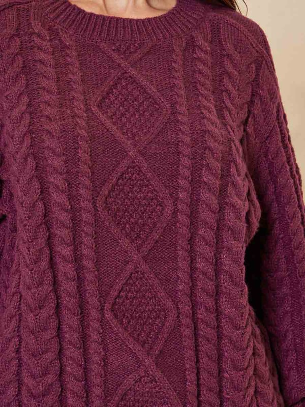 Oversized Cable Knit Sweater