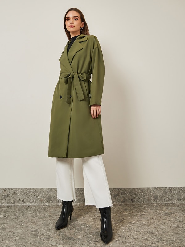 City midi trench coat on sale