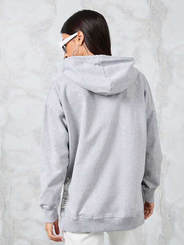 Grayscale longline hoodie new arrivals