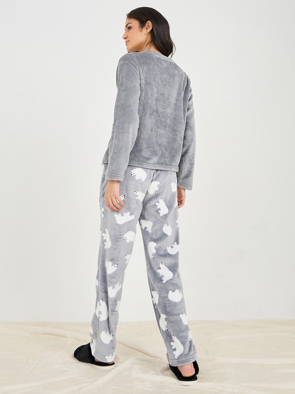 Fluffy polar outlet bear pyjamas