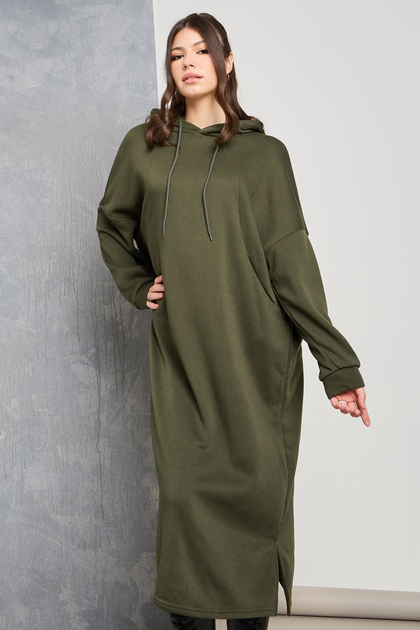 navy dress green shoes Hafa Adai Guam Hoodie Dress Polynesian Olive Green Blue Pattern LT01 main image 1