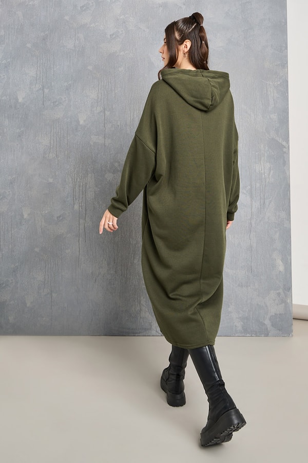 Oversized new arrivals hooded dress