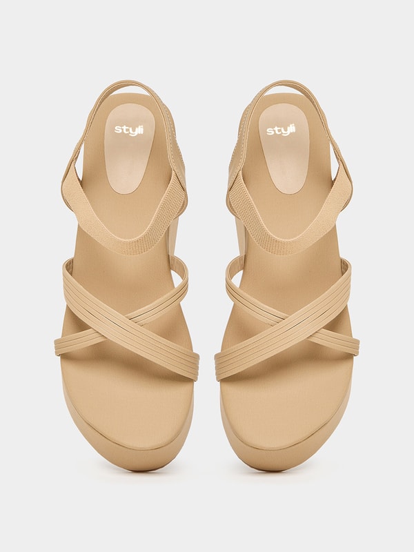 Beige hot sale dress sandals