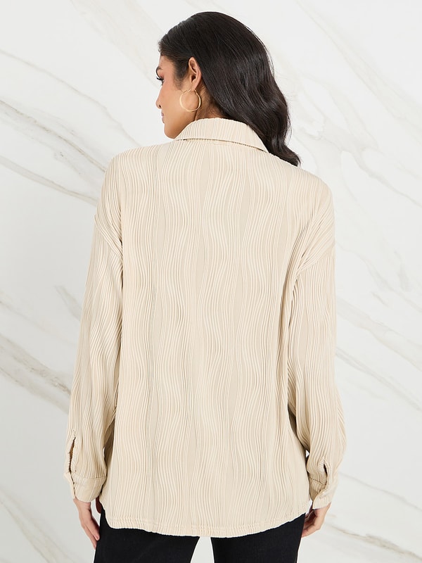 【Off White】LAUNDRY SLIM S/S TEE BEIGE BEIGE ★関税送料込み WAREHOUSECO_4601SSPLAINTEE_OAT