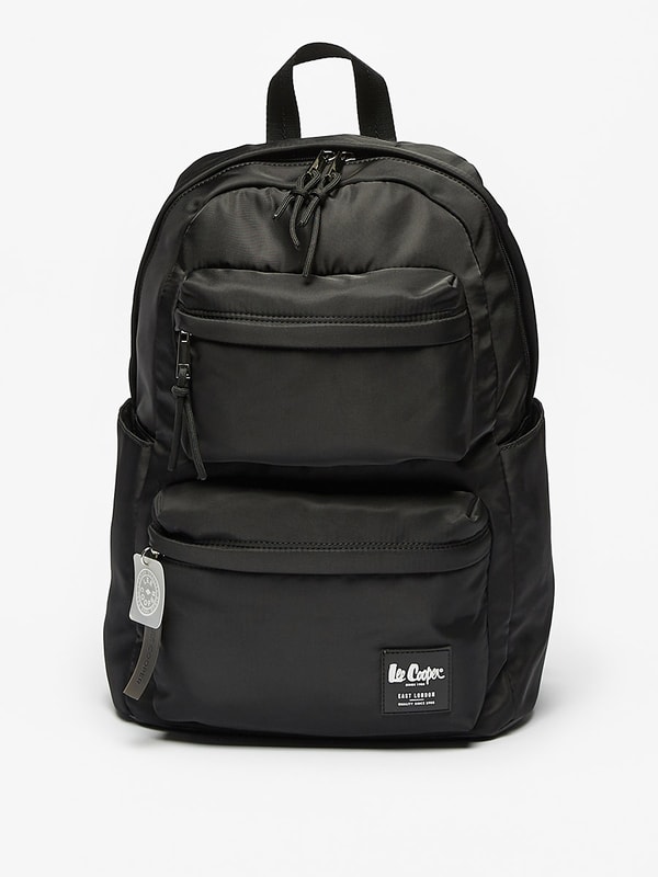 Buy Solid Backpack with Adjustable Straps Black For Women Styli UAE