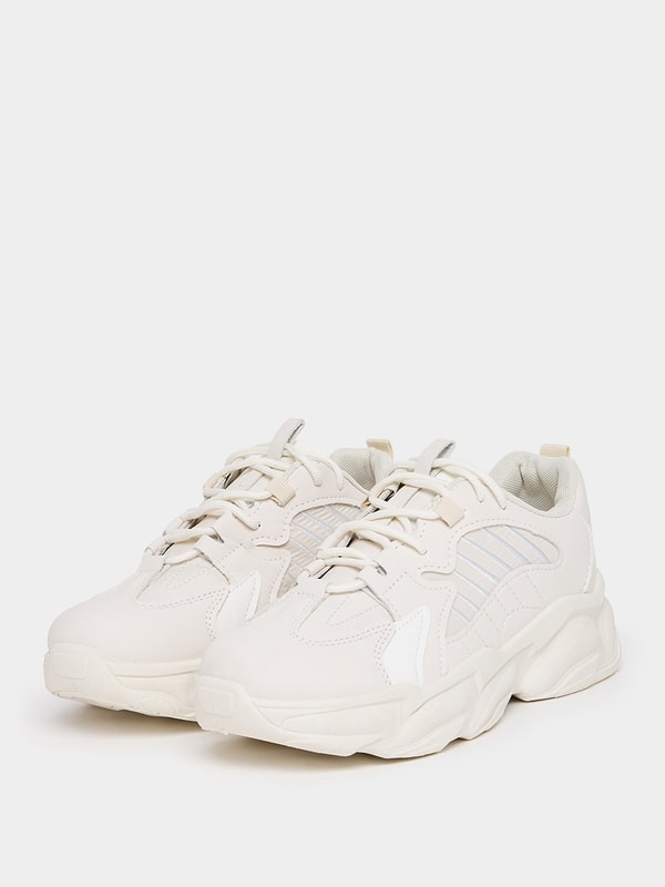 Chunky sneakers beige store
