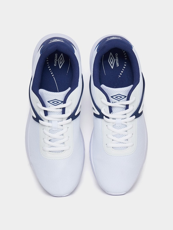 Buy Logo Detail Lace Up Sneakers White For Men | Styli Saudi