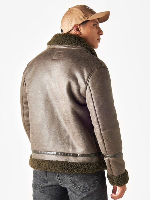 Lee cooper aop long textured jacket deals