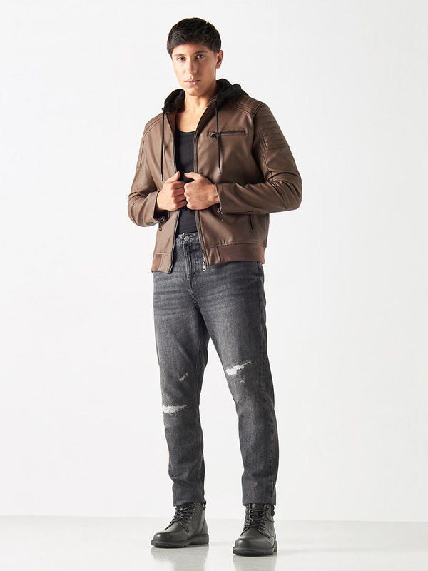 Lee cooper aop long textured jacket deals