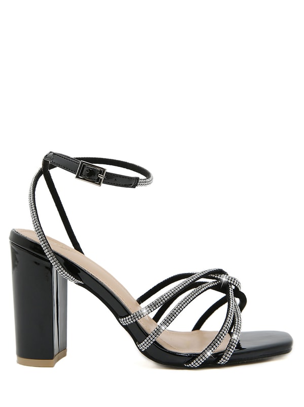 Strappy block heel sandal 2025