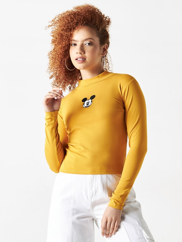 Yellow disney shirt new arrivals