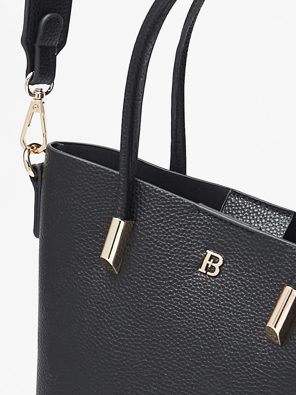 Solid Tote Bag with Button Closure For Women at Bahrain Styli