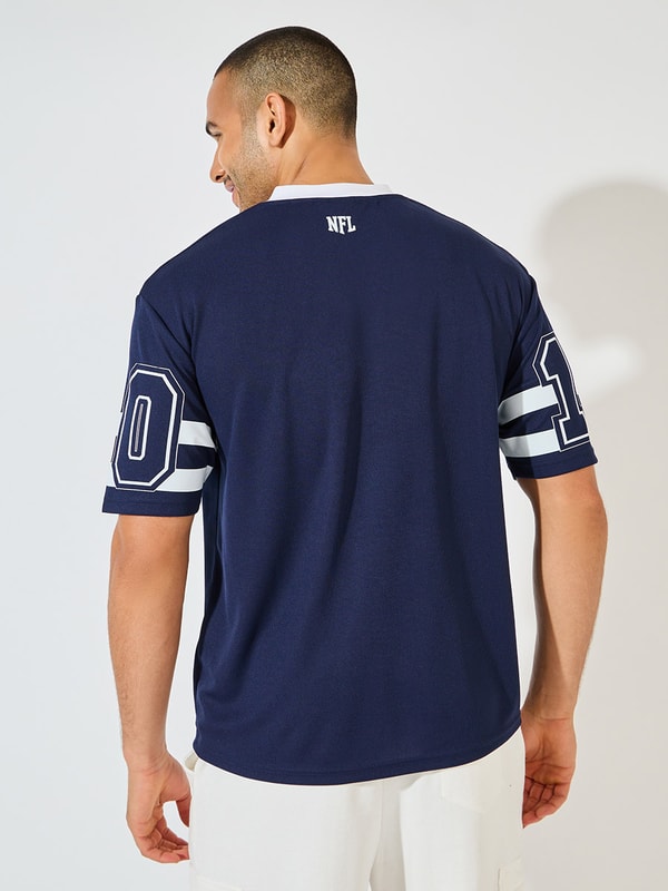Tシャツ・カットソー [NICEGHOSTCLUB]MESH FOOTBALL JERSEY_NAVY(NG2ESUT555A) mesh football jersey[gold] - niceghostclub