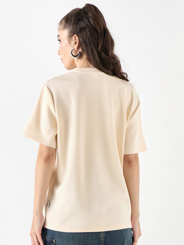 大人気定番商品 Buy Sakura Haruno Print Crew Neck T-Shirt with Short Sleeves トップス