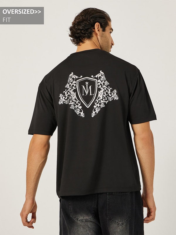 Michael Jackson Character Graphic Print Oversized T-Shirt For Men