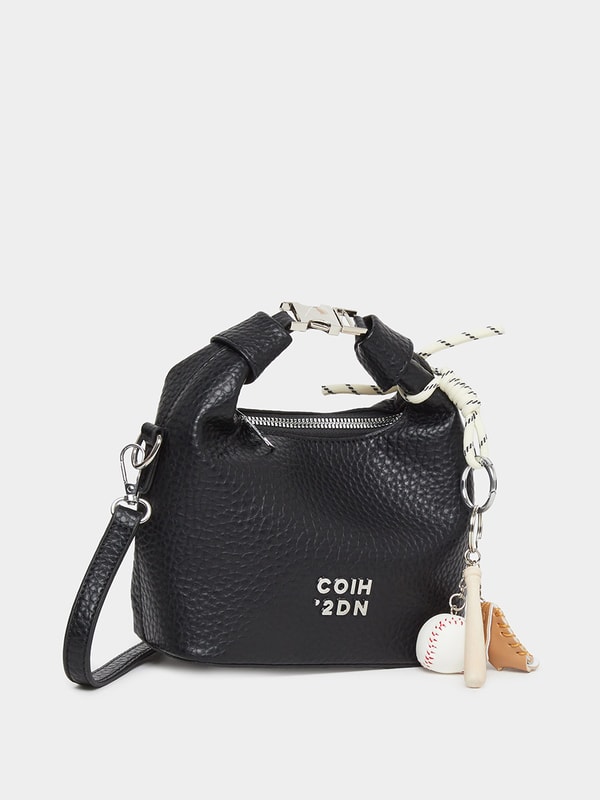 Charm Drop Handbag with Zip Closure For Women at Saudi | Styli