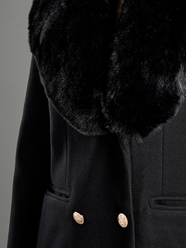 Textured Melton Coat For Default Category at Saudi | Styli Textured Melton Coat For Default Category at Saudi | Styli