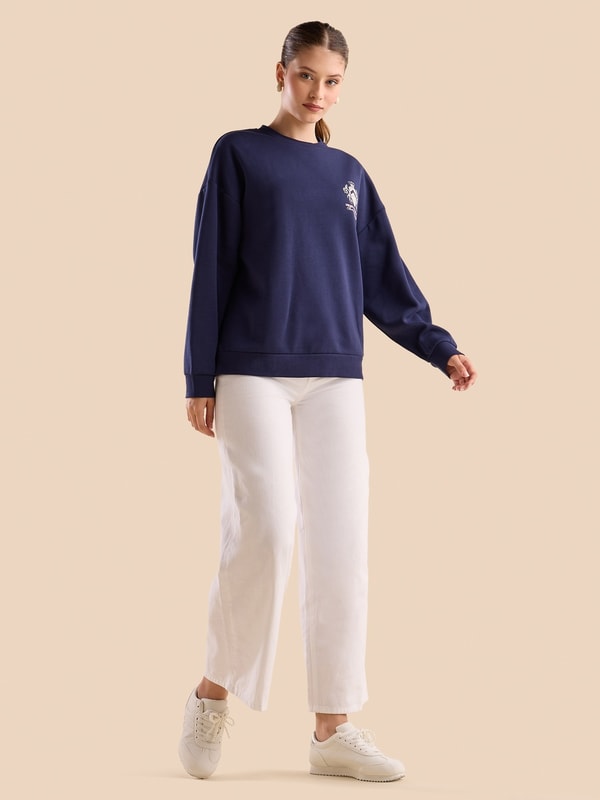 Graphic Print Sweatshirt For Women at UAE | Styli
