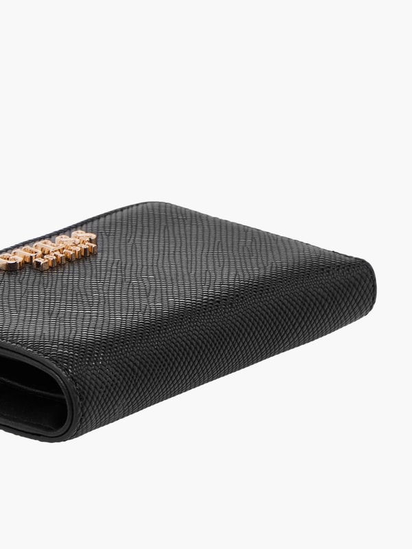 Laurel II SLG Textured Card Holder with Zip Closure For Default