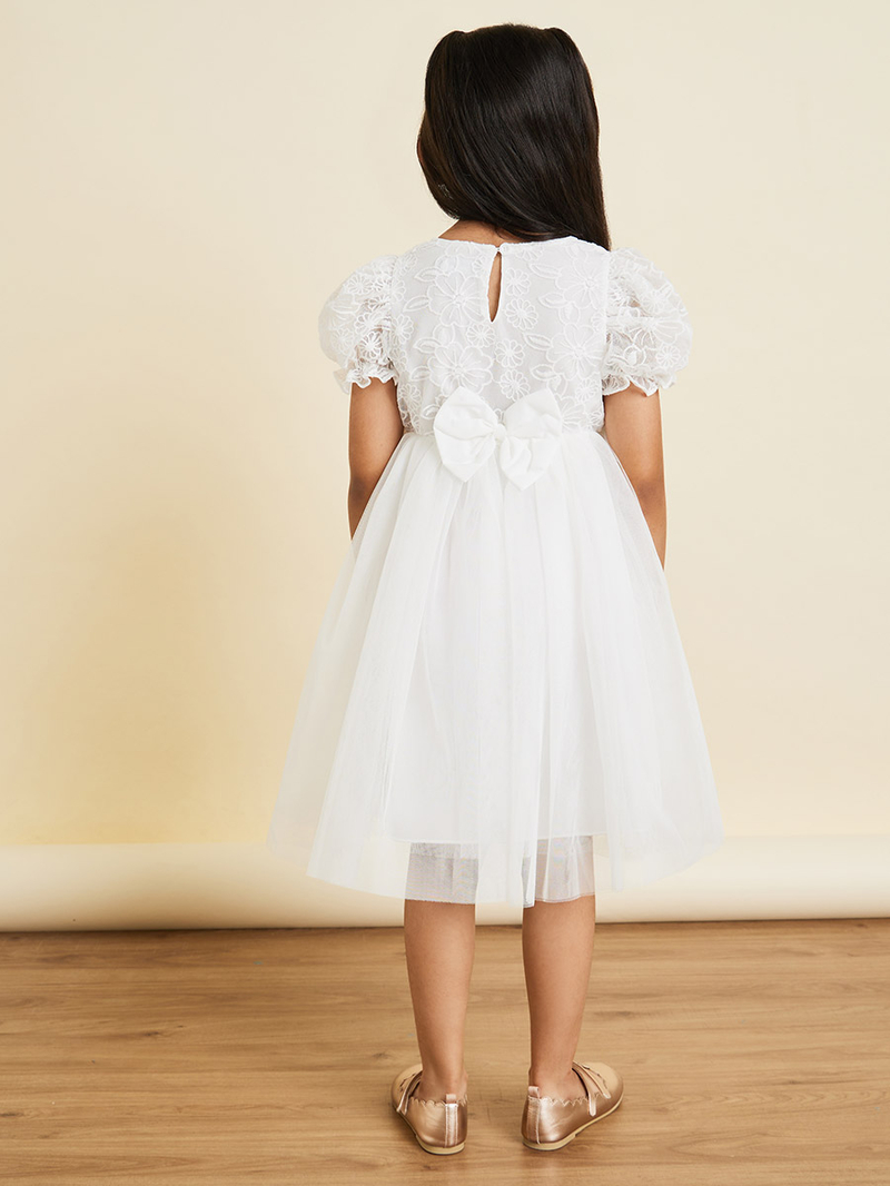 ● SINOON ● LACE PUFF DRESS SINOON