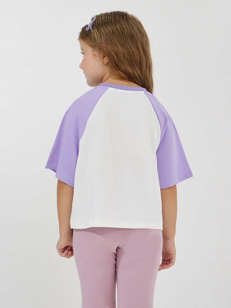 【BAON】[unisex] Poma Lettering Raglan Color Matching L/S T Ginkgo Biloba - Ginkgo Tree Stem with Leaves - Lightweight
