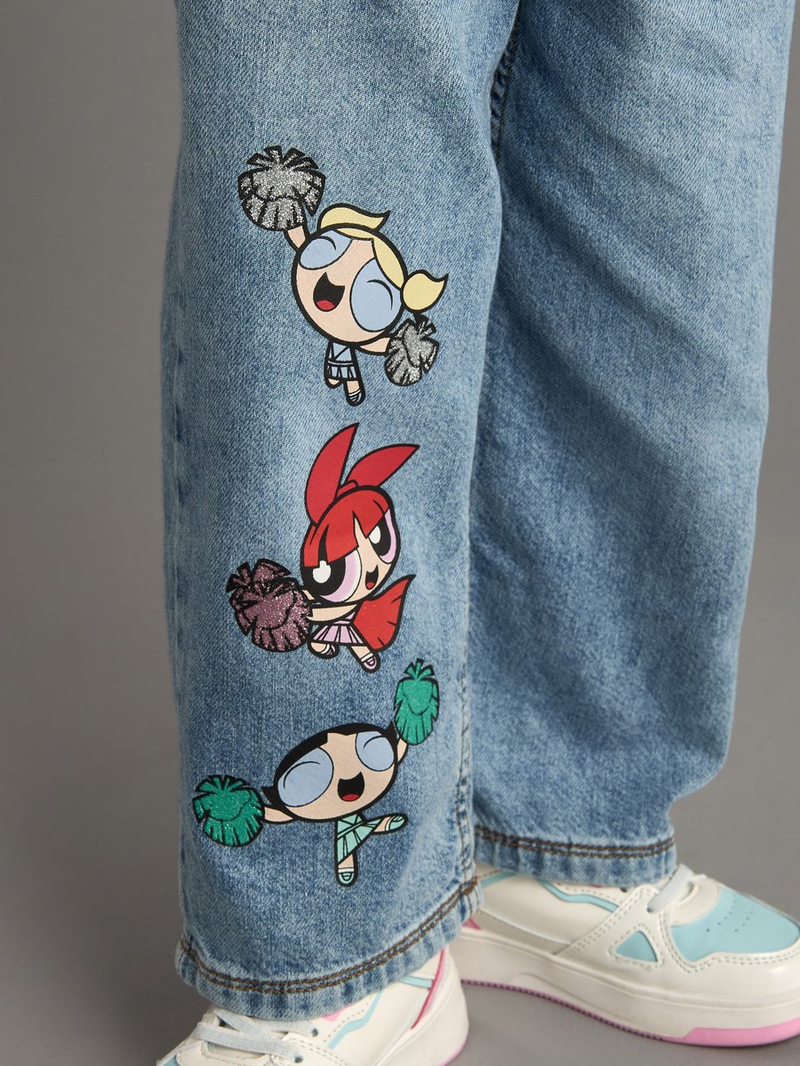 Power puff girls skinny jeans パワーパフガールズ Justice X Powerpuff Girls Mini Mom Jean, Sizes 6-18