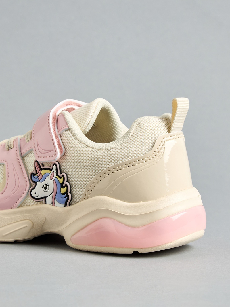 Unicorn Accent Sports Shoes with Hook and Loop Closure For Default