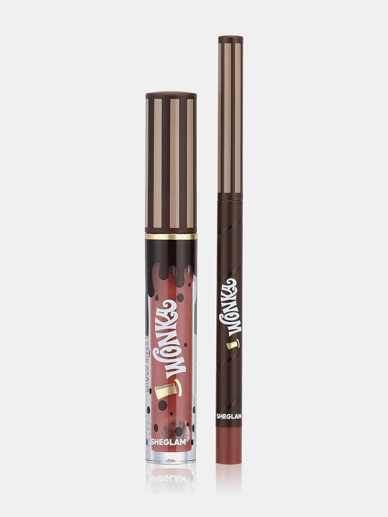 Buy Willy Wonka Cocoa Kiss Lip Duo, Cookies N Milk Brown For