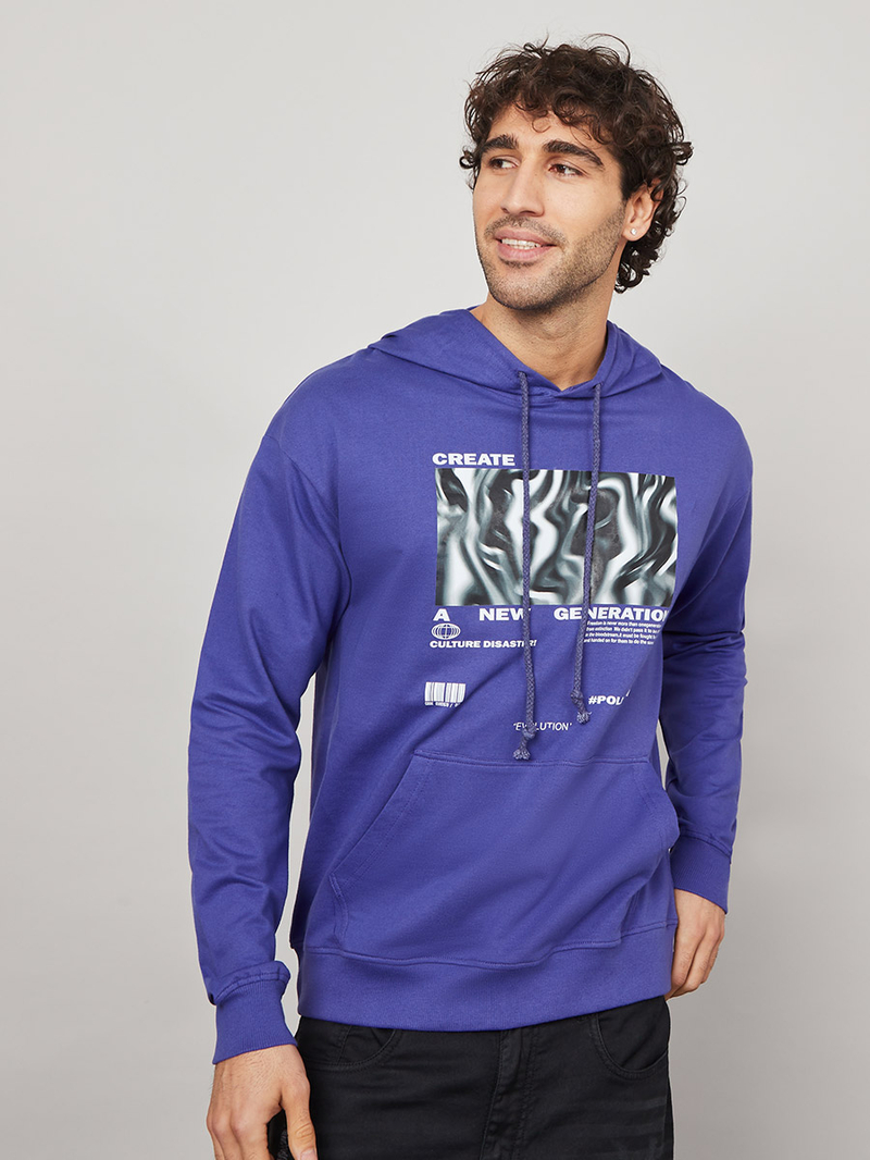【ALYX】Purple Graphic Hoodie DS x Waliszewska Cropped Hoodie with Patches