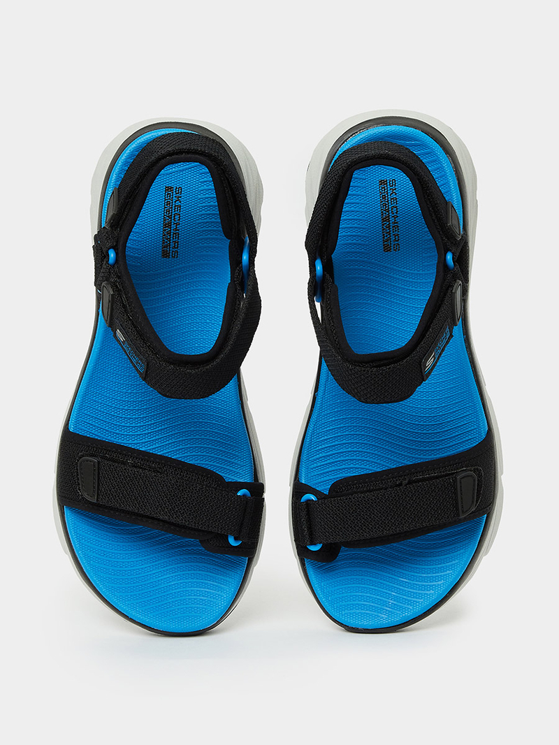 Buy Max Cushioning Sandal with Velcro Closure Strap Black