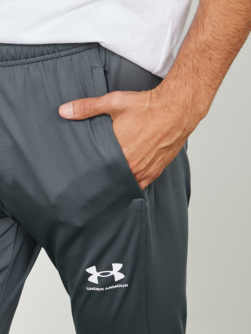 Buy Challenger Training Pants with Zipper Cuff Grey For Men