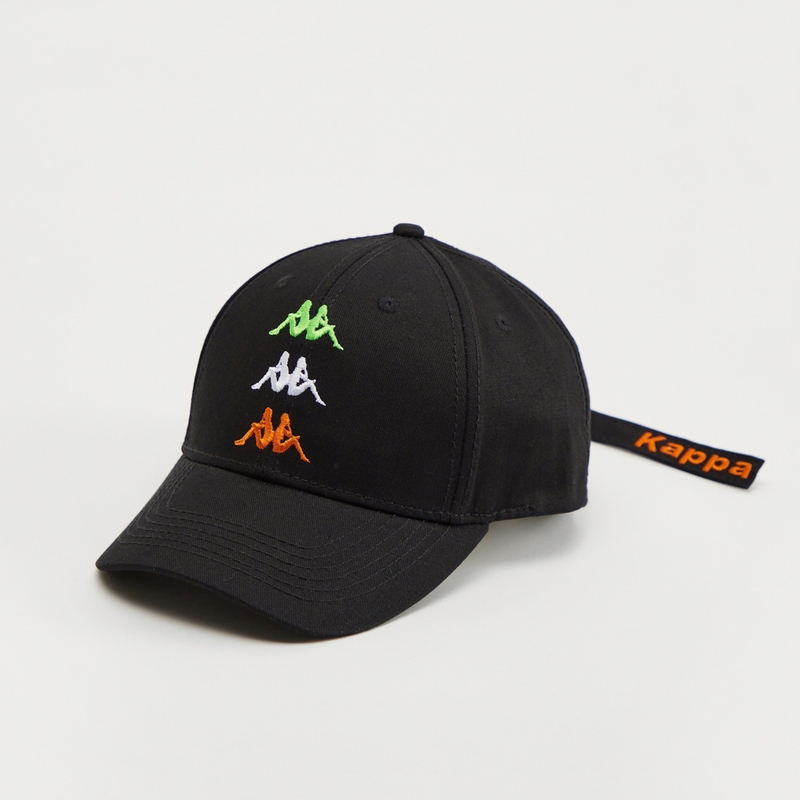 Buy Contrast Logo Detail Baseball Cap with Long Tail Strap