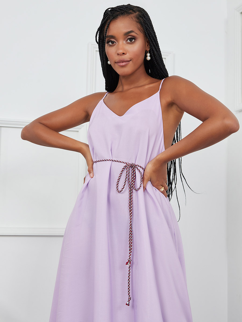 【新品未使用！】Pin-Stripe Belted Flared Dress M Belted Flare Shirtdress | New York & Company