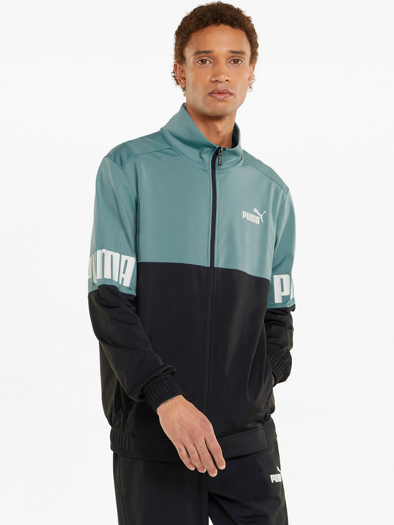 Buy Power Colorblock Full Zip Jacket and Track Pants Set