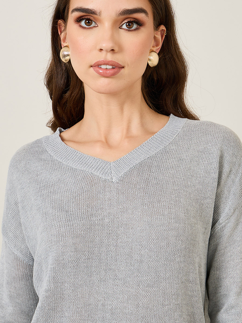 V Neck sweat ジプソフィア Boy & Girls V-Neck Sweatshirt (Zeco) - School Wear United