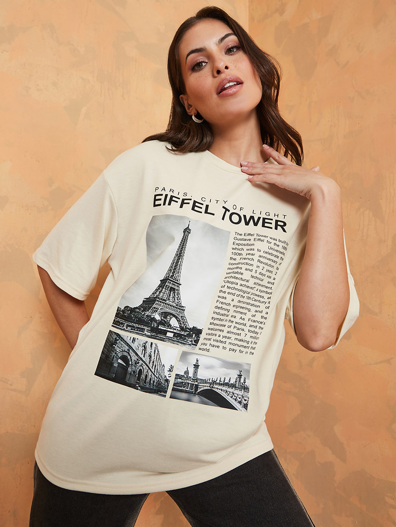 9090 OG Logo Off Shoulder Glitter Tee M（Now on sale