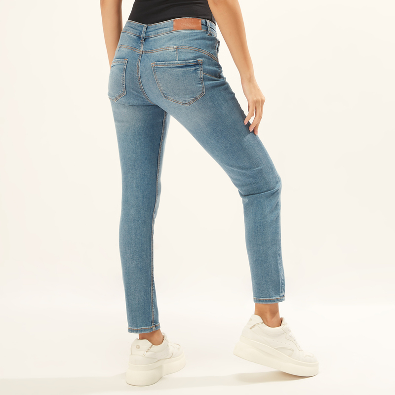 ◆GLOWNY◆ THE COOPER JEANS MID BLUE GY24CLBJS001MD MUSINSA | GLOWNY THE COOPER JEANS (MID BLUE)
