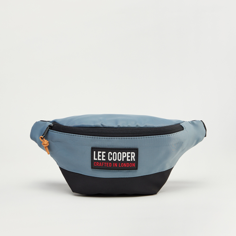 Buy Lee Cooper Patchwork Waist Bag with Zip Closure Multi