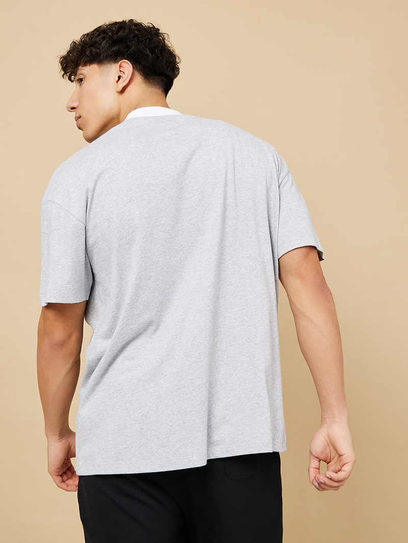 Buy Wide Rib Compact Jersey Oversized T-Shirt with Pocket