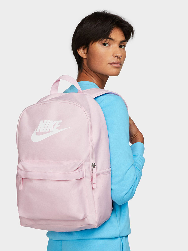 Buy Heritage Logo Print Backpack Pink For Women | Styli UAE