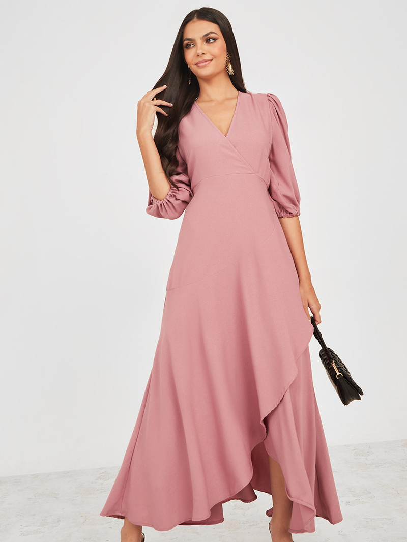 【BAON】23FW★ [BAONHAUS] Alle quilted padded wrap midi SK 177008_gnt.jpg