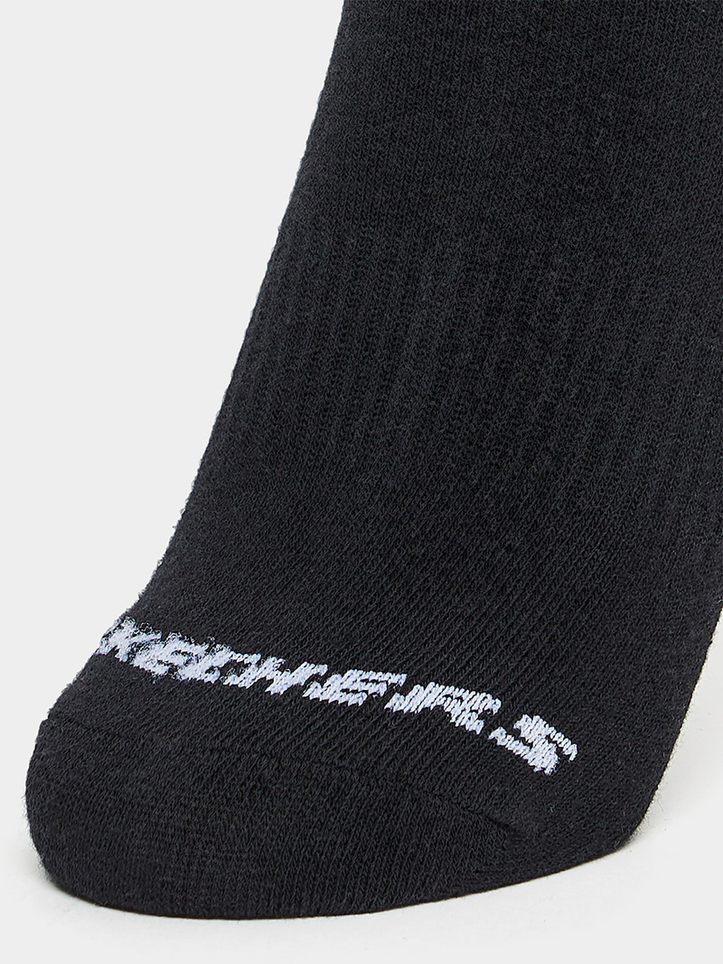 Buy Pack of Half Terry Shoe Liner Socks Black For Men Styli UAE