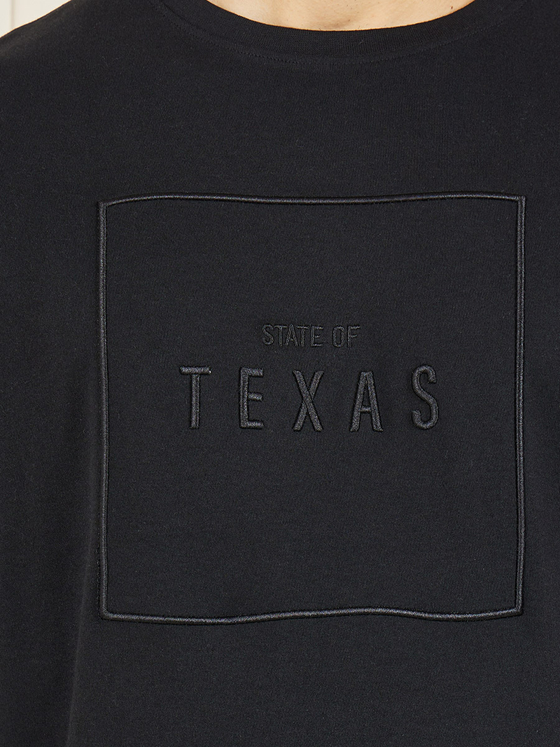 【SATIIIZ】Denid Star Embroidered T-Shirt SATIIIZ (サティーズ) - デニッドスター刺繍Tシャツ / Denid