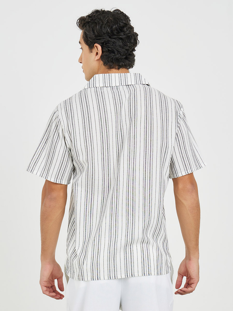 【SATUR】All Day Cotton Stripe T-Shirt - Resort Cream Buy Multi Stripe T-Shirts 7 Pack (3-16yrs) from Next USA
