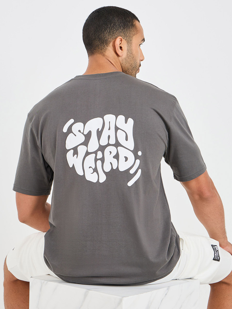 ★KHAKIPOINT★ Puff Slub Tshirt charcoal Men's Vintage Slub Tee | Bearbottom