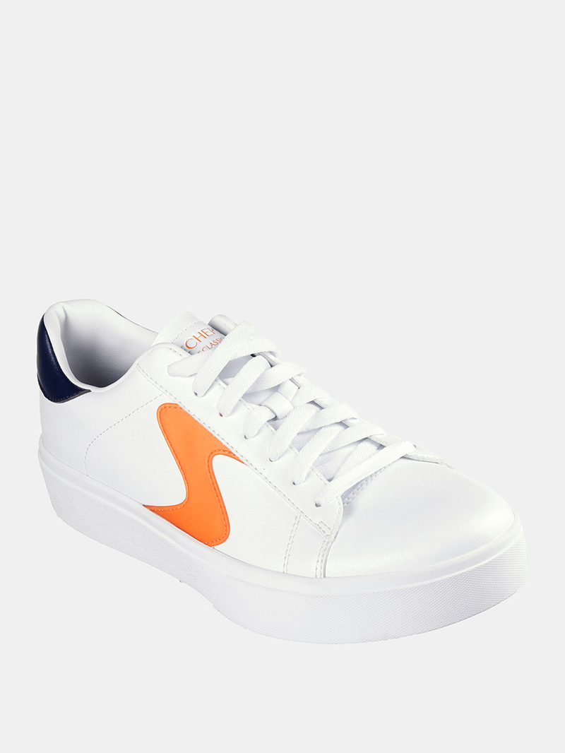 ⁂Stylishデザイナーズ⁂ Buy Monotone Sneakers with Chunky Sole and Lace-Up Closure