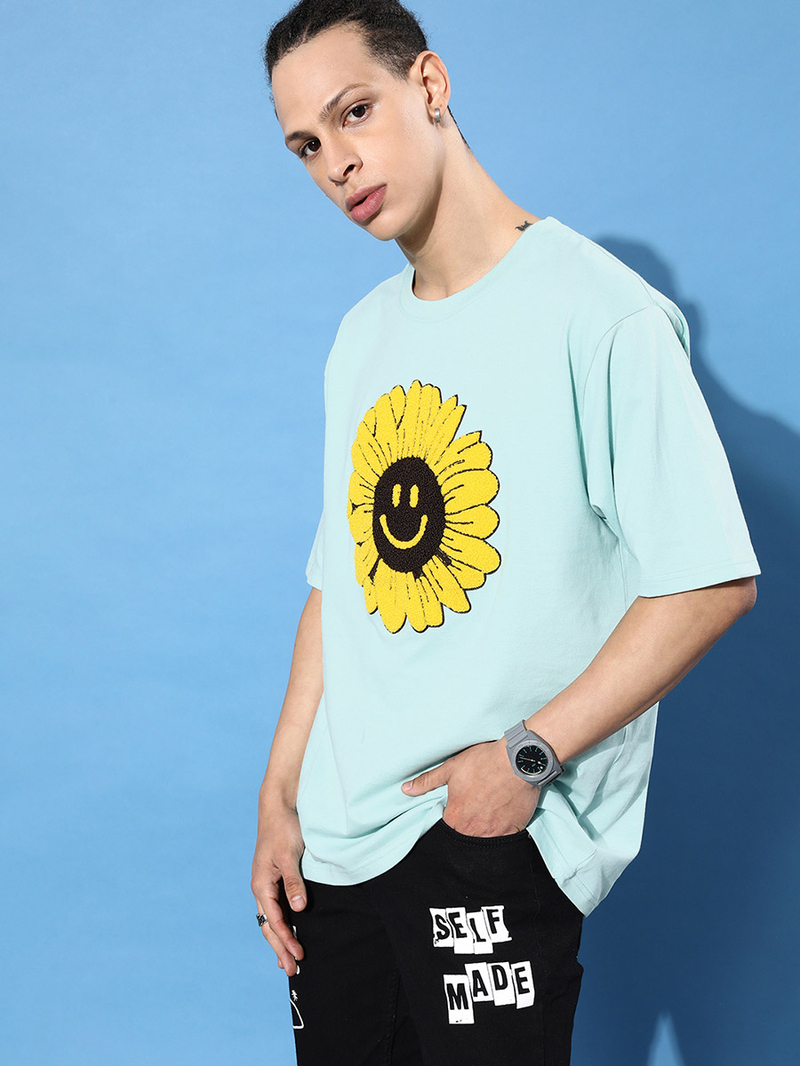 【AMBLER】 Cozy day Nordic embroidery man to man t-shirt Ambler Paris T Shirt - Boston Terrier Dog Mom Embroidered