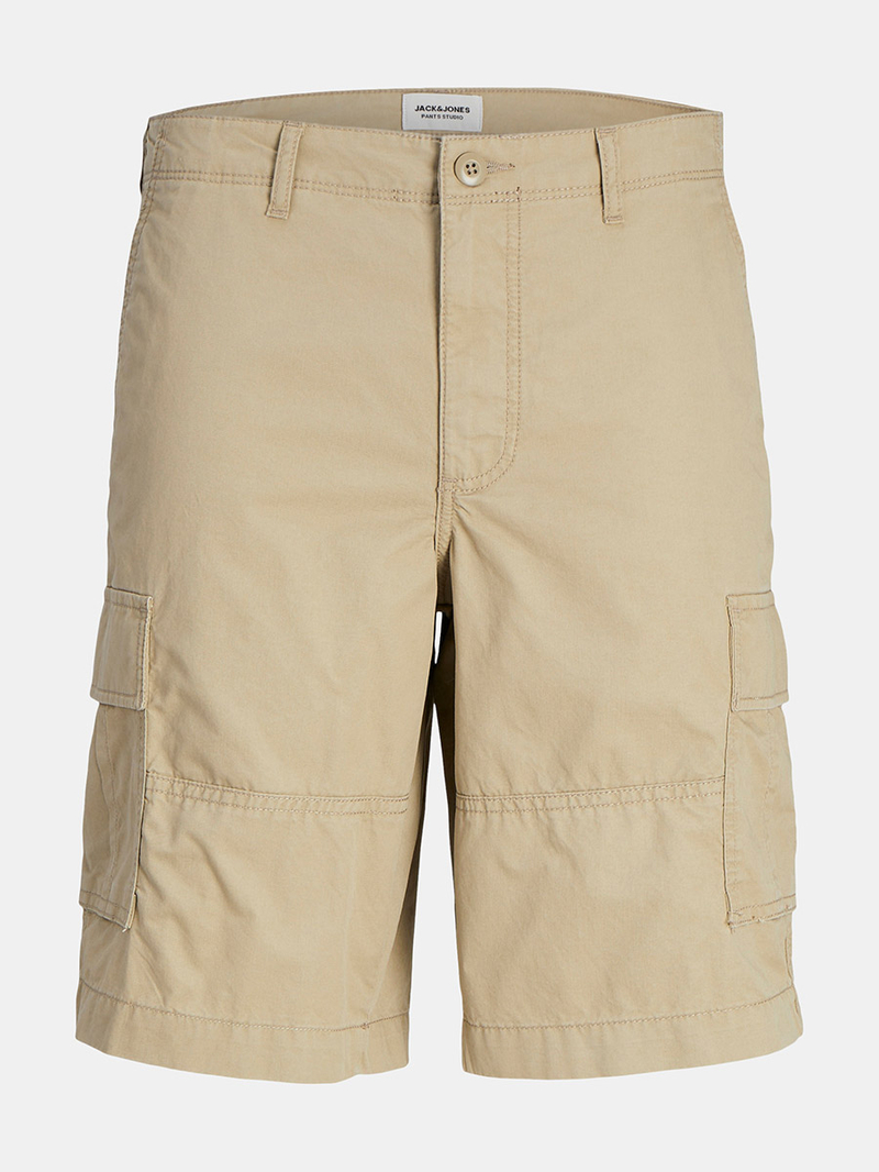 Twill Relaxed Fit Cargo Shorts For Men at Bahrain Styli